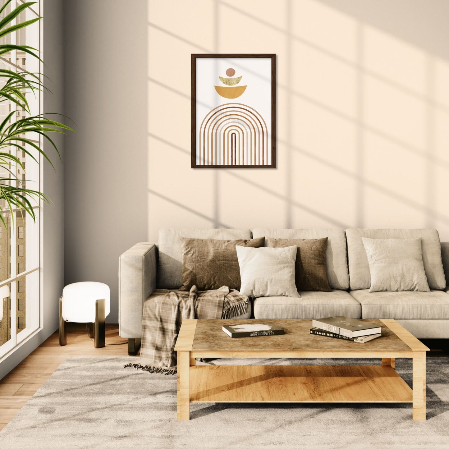 Desert Serenity: Organic Harmony Canvas