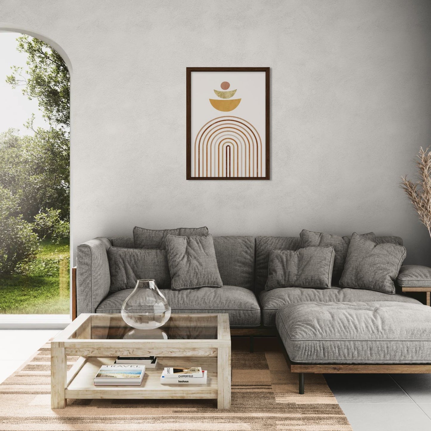 Desert Serenity: Organic Harmony Canvas