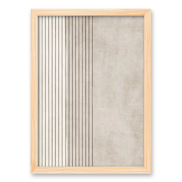 Whispering Lines: Tranquil Canvas Harmony
