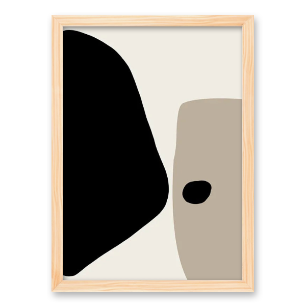 Ethereal Harmony: Organic Minimalism Canvas