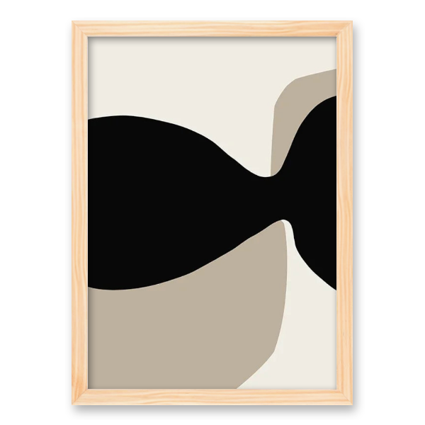Ethereal Harmony: Organic Minimalism Canvas