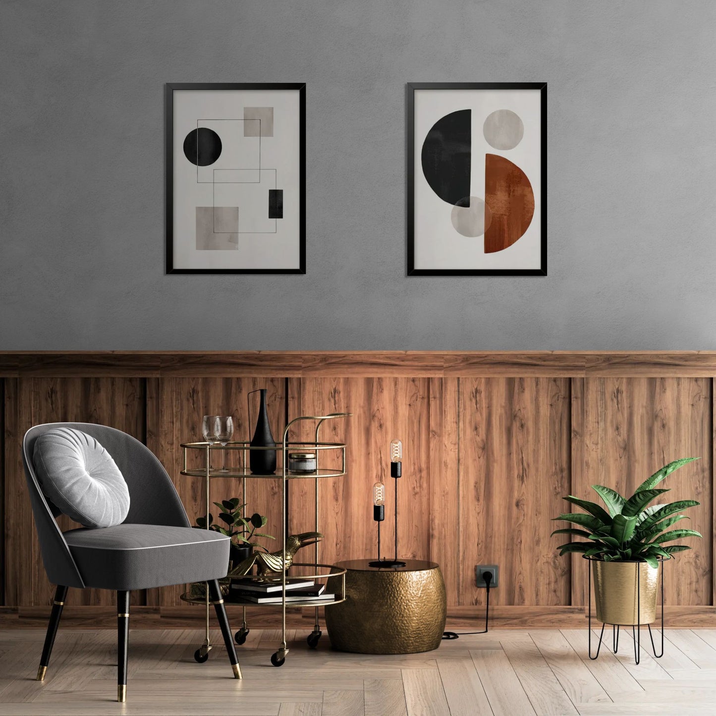 Ethereal Geometry: Serenity in Form