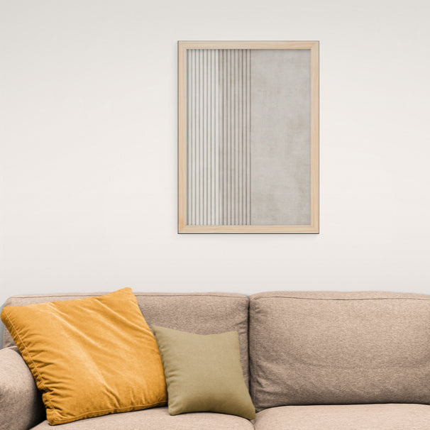 Whispering Lines: Tranquil Canvas Harmony