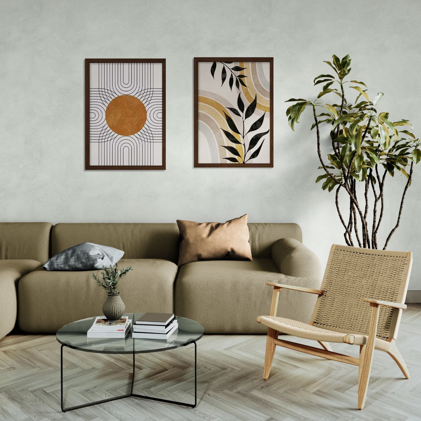 Ethereal Dawn: Tranquil Landscapes in Canvas