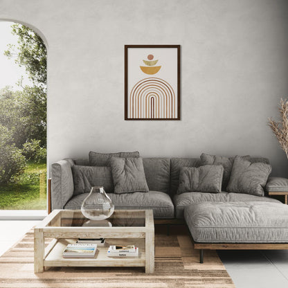 Desert Serenity: Organic Harmony Canvas