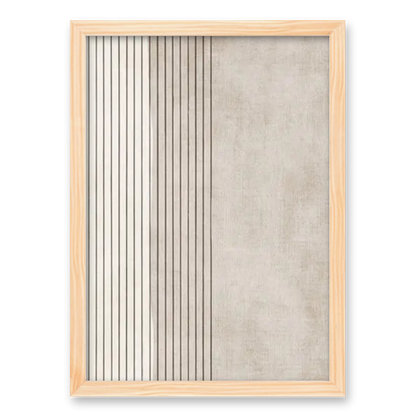 Whispering Lines: Tranquil Canvas Harmony