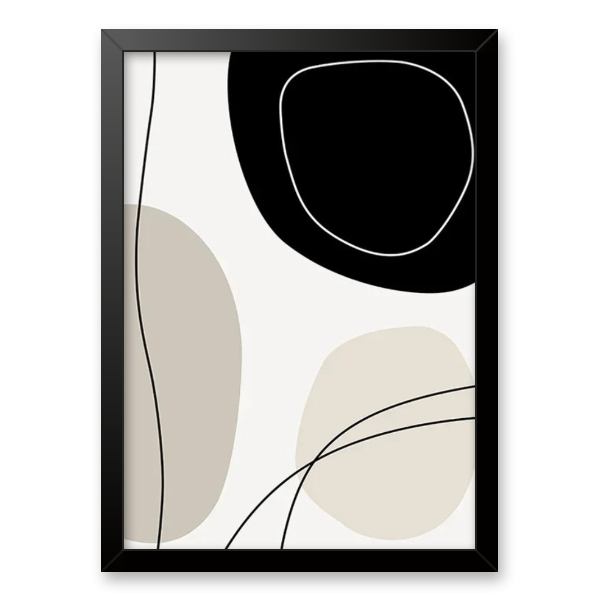 Harmony in Sage: Organic Minimalist Canvas