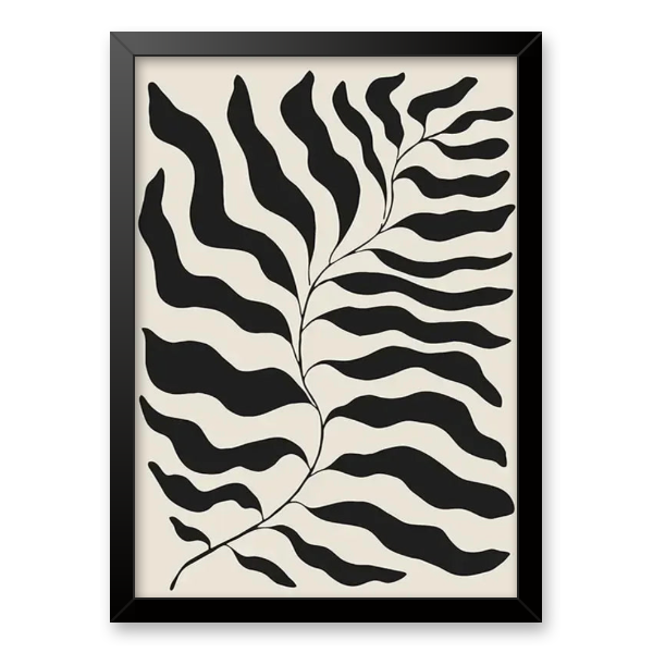 Harmony in Sage: Organic Minimalist Canvas