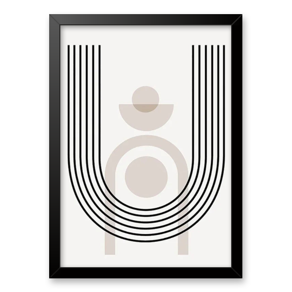Harmony in Sage: Organic Minimalist Canvas