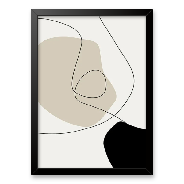 Harmony in Sage: Organic Minimalist Canvas