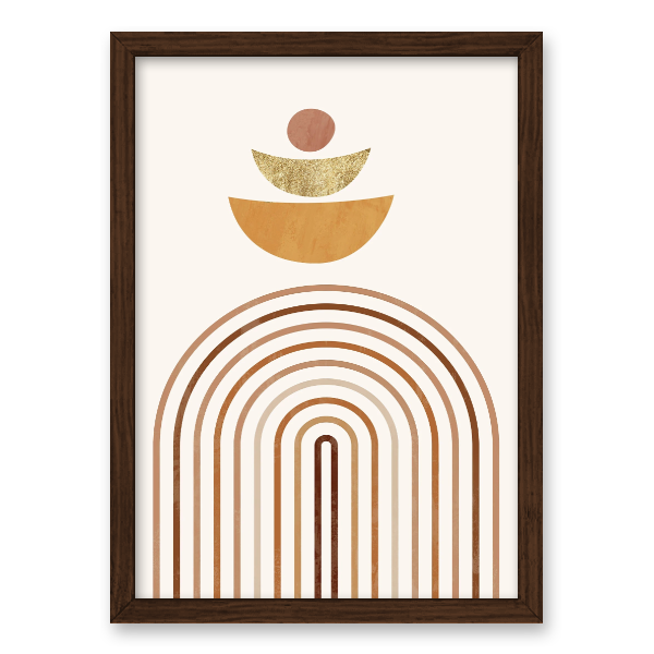 Desert Serenity: Organic Harmony Canvas