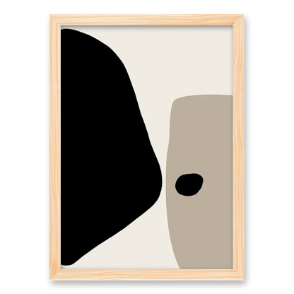 Ethereal Harmony: Organic Minimalism Canvas