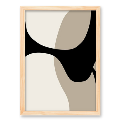 Ethereal Harmony: Organic Minimalism Canvas