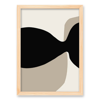 Ethereal Harmony: Organic Minimalism Canvas