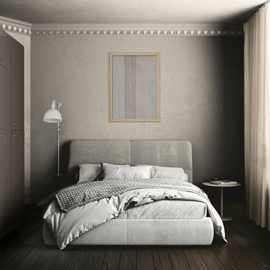Whispering Lines: Tranquil Canvas Harmony
