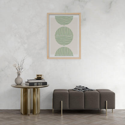 Verdant Serenity: Organic Abstract Expression